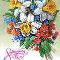 Букет цветов - рисунок